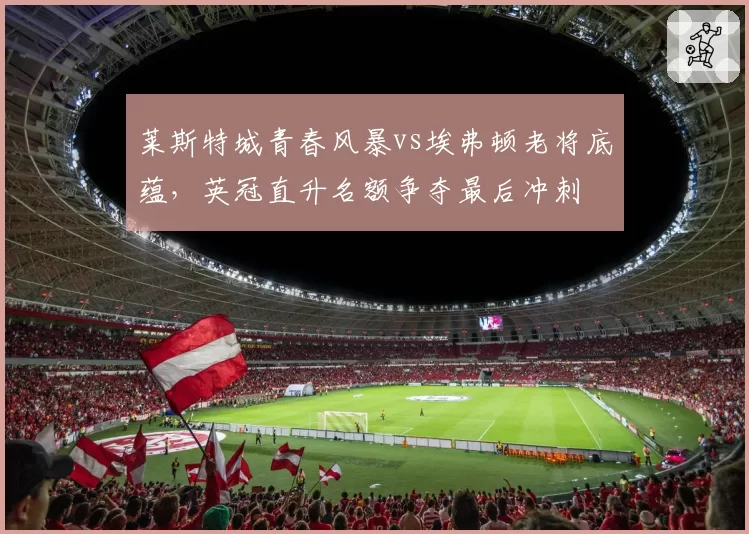莱斯特城青春风暴vs埃弗顿老将底蕴，英冠直升名额争夺最后冲刺